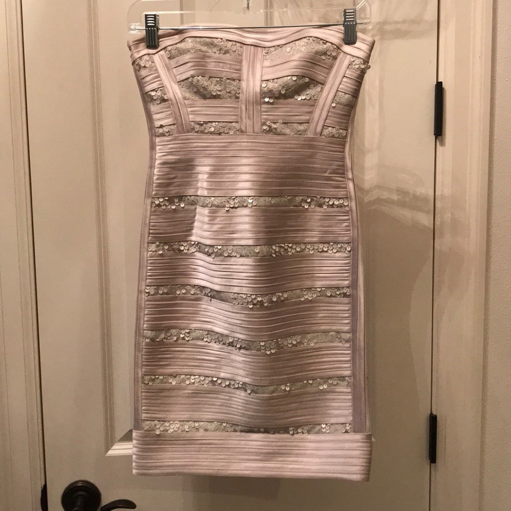 BCBG strapless dress